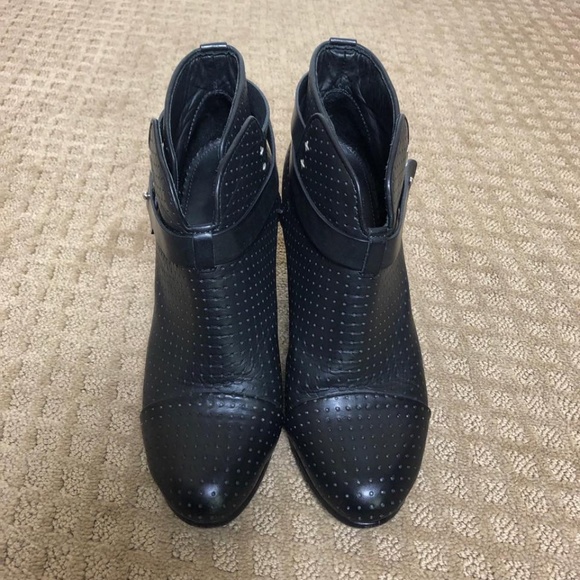 rag & bone Harrow Perforated Leather Ankle Boot 11 - Picture 2 of 8
